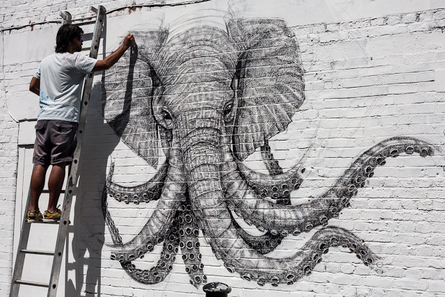 Shoreditch street art&nbsp;updated.