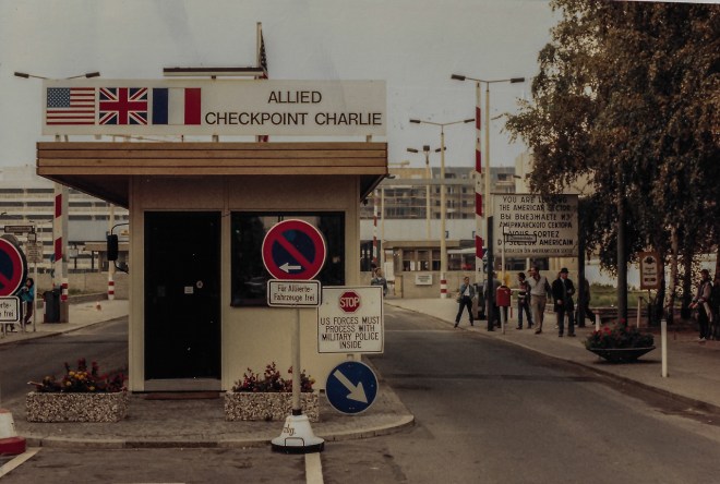 Oct 1987 Border Crossing Berlin