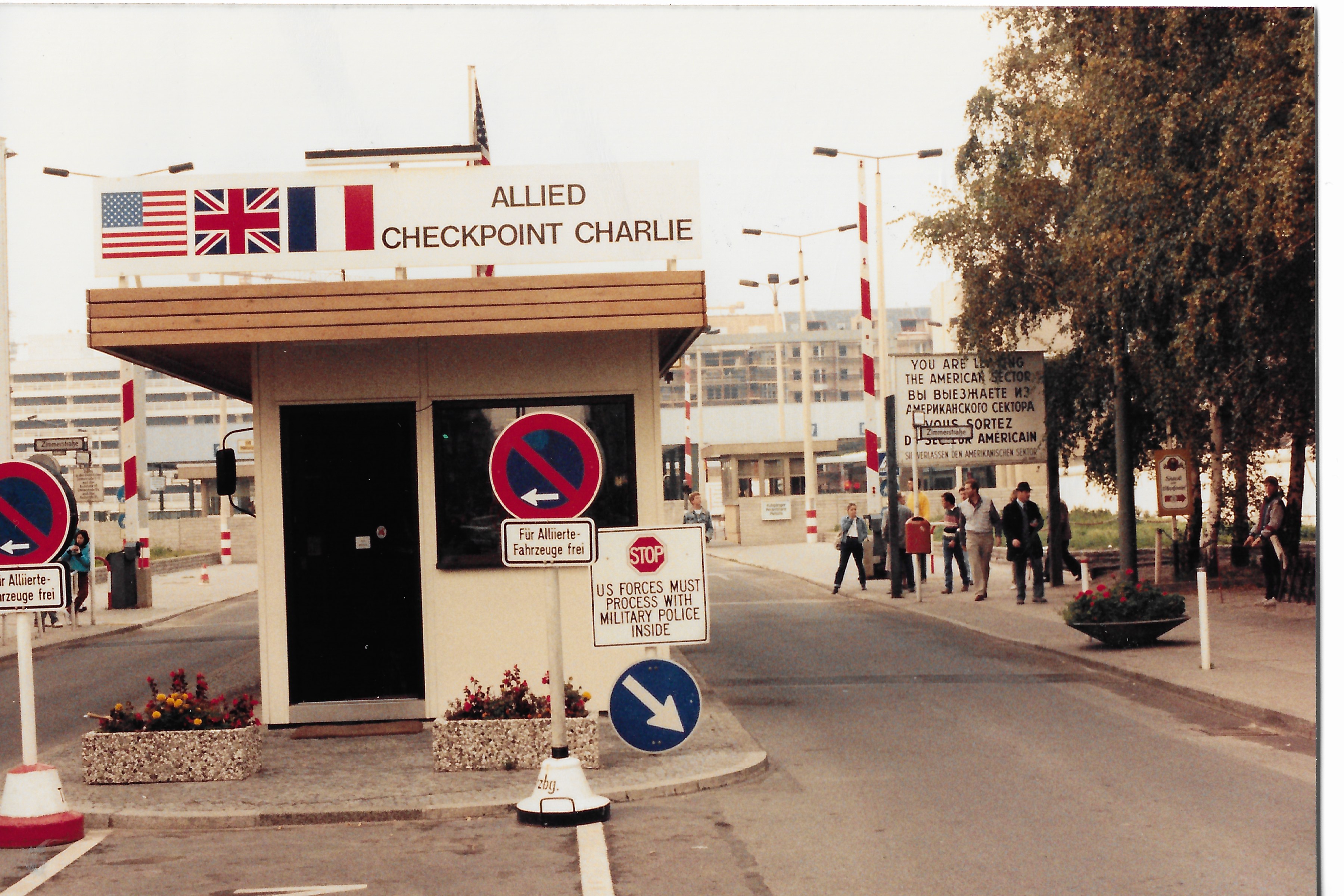 Oct 1987 Border Crossing Berlin
