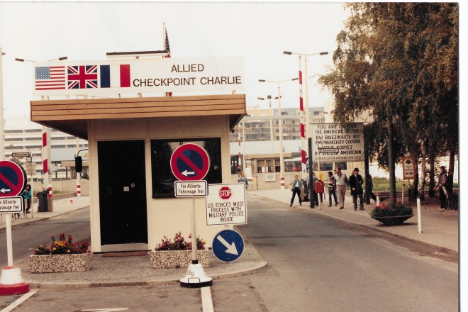 Oct 1987 Border Crossing Berlin